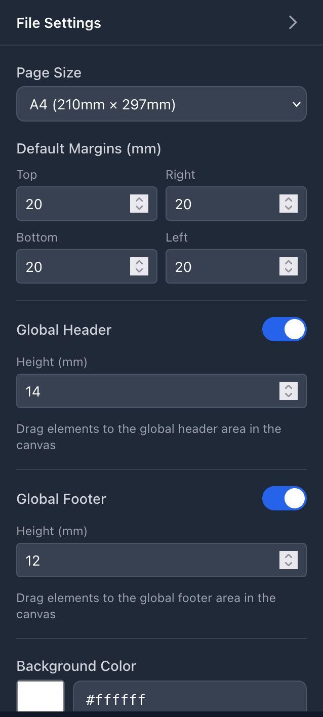 FileThis.io File Settings - Global form settings and configuration